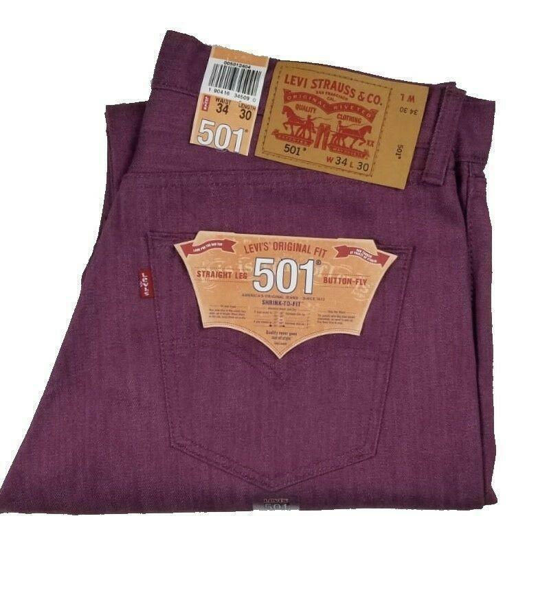 purple 501 levis