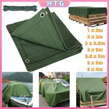 Waterproof Heavy Duty Tarp Poly Tarpaulin Boat Tent Outdoor Canopy Shade Cover