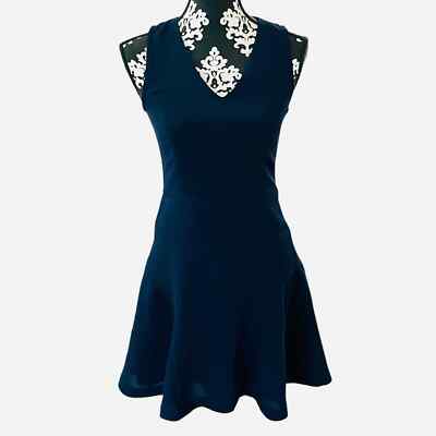 green emerald velvet dress Armani Exchange A|X Women's V-Neck 'Sleeveless Fit and Flare Dress,  Absolute Red, 0 at Amazon Women's Clothing store
