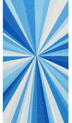 SCHUMACHER GARDINENSTOFF Sunbeam INDOOR/OUTDOOR 3,6 METER PANEL HORIZON BLAU