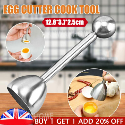 Eierköpfer Eieröffner Edelstahl Eierschneider Egg Topper Opener Eier Cutter Tool