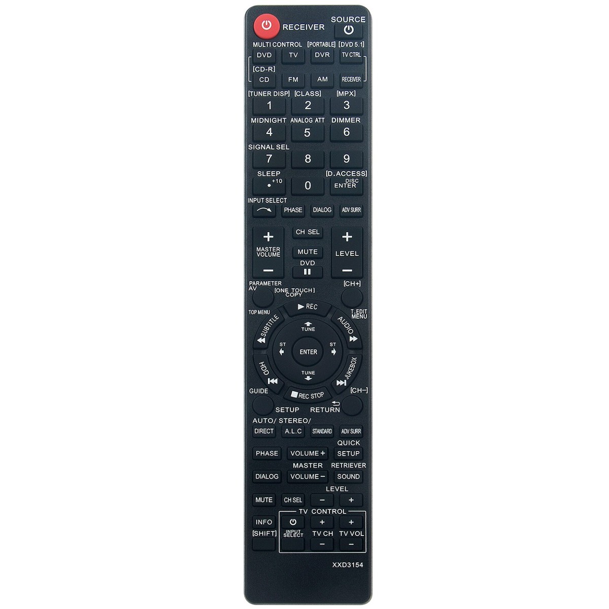 New XXD3154 Replace Remote for Pioneer AV Receiver VSX-418-K VSX