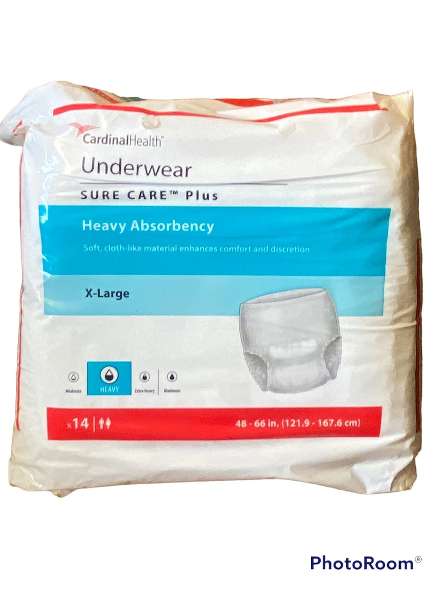Cardinal Health Incontinence Underwear, Disposable Adult, 54 OFF