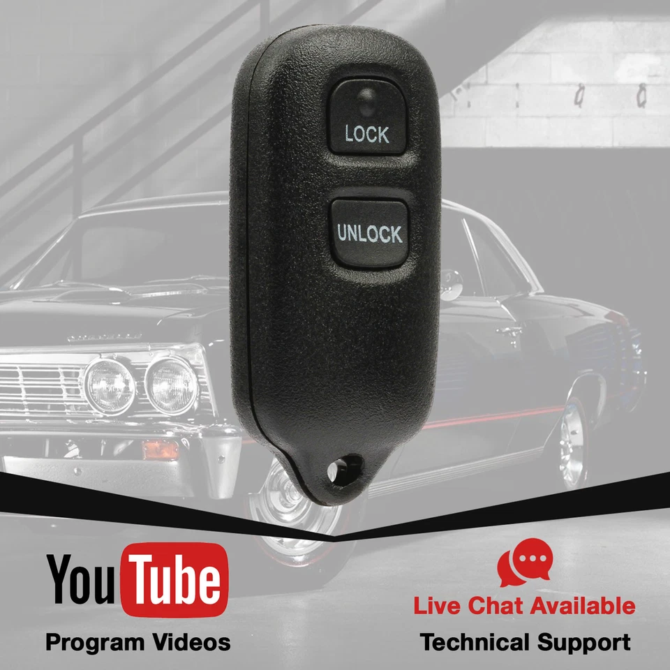 2 Keyless Entry Remote Car Key Fob for 2004 2005 2006 Scion xB BAB237131-056 Foto 3 de 4