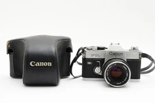 [EXC+5] Canon FTb QL SLR Film Camera + FD 50mm F1.8 Lens Meter Works from Japan