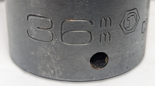 MATCO TOOLS CDP36M6B 1/2" Dr 36mm Profundidad 6 PT Eje de Impacto Tuerca Enchufe - Imagen 4 de 7