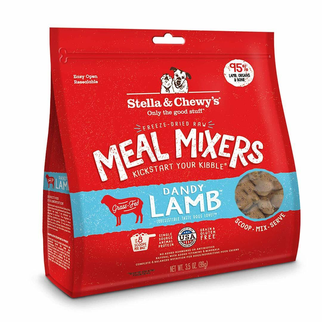 Stella and Chewy's Freeze-Dried Raw Dandy Lamb Meal Mixers for Dogs 3.5 ounce