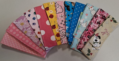 Dog Collar Cover, Small, Grooming, Scrunchies, package of 12, pkg. #10