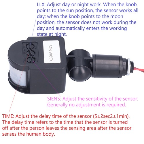 Body Sensing Switch With Strong Sensitivity Infrared Sensing Switch Wiht Stable - Picture 12 of 23