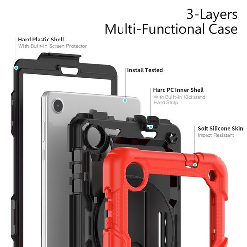 Funda de pantalla con soporte resistente a prueba de golpes para Lenovo Tab M8 4ta generación 2024 8" - Imagen 118 de 156