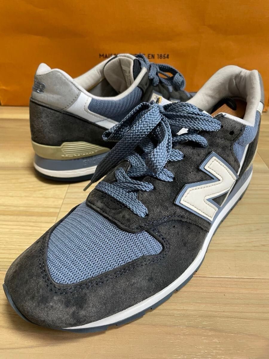 ニューバランス New Balance 996 USAモデル ネイビー　27 New Balance Sneakers Shoes 996 Navy Blue Made in USA Men US9
