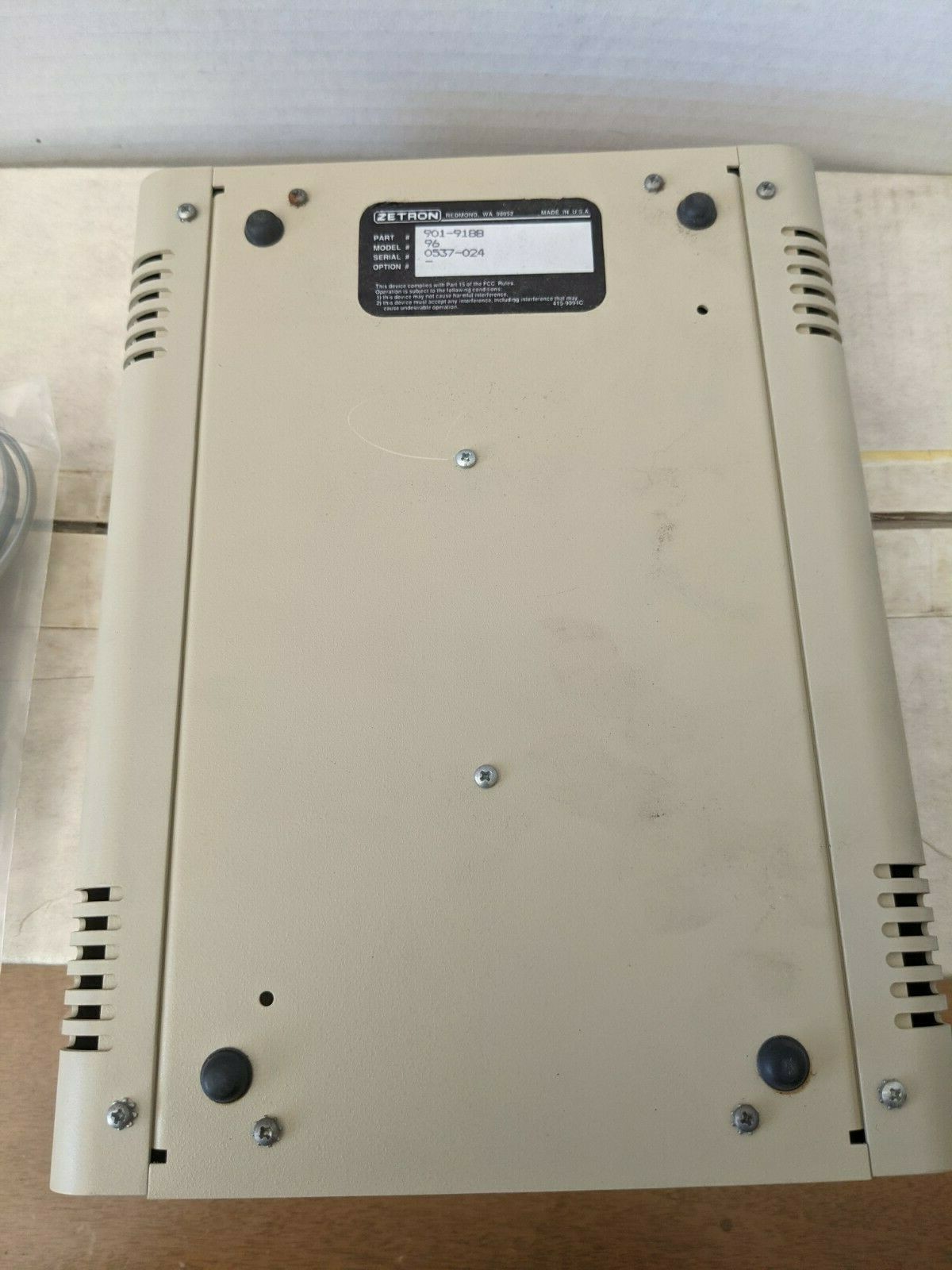 Zetron Model 96 Extended Local Interface Radio Remote In Box w/ Manual