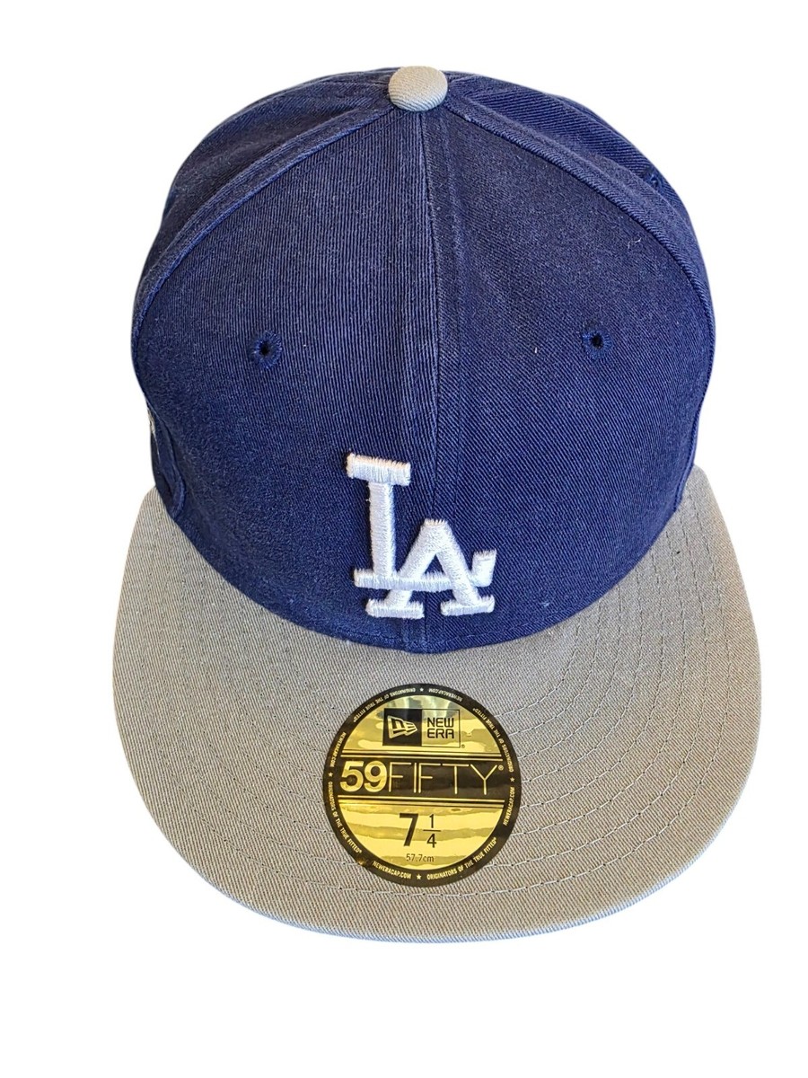 New Era LA Dodgers MLB 59FIFTY Men's 7 1/4 Fitted Cap Hat NWT | eBay