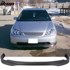 Fits 01-03 Honda Civic Front Bumper Lip Type R Spoiler Carbon Fiber Texture Kit