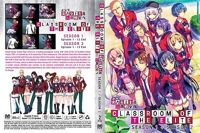 DVD Classroom of The Elite Season 1+2 (Episode 1-25 End)English Dubbed +  Express