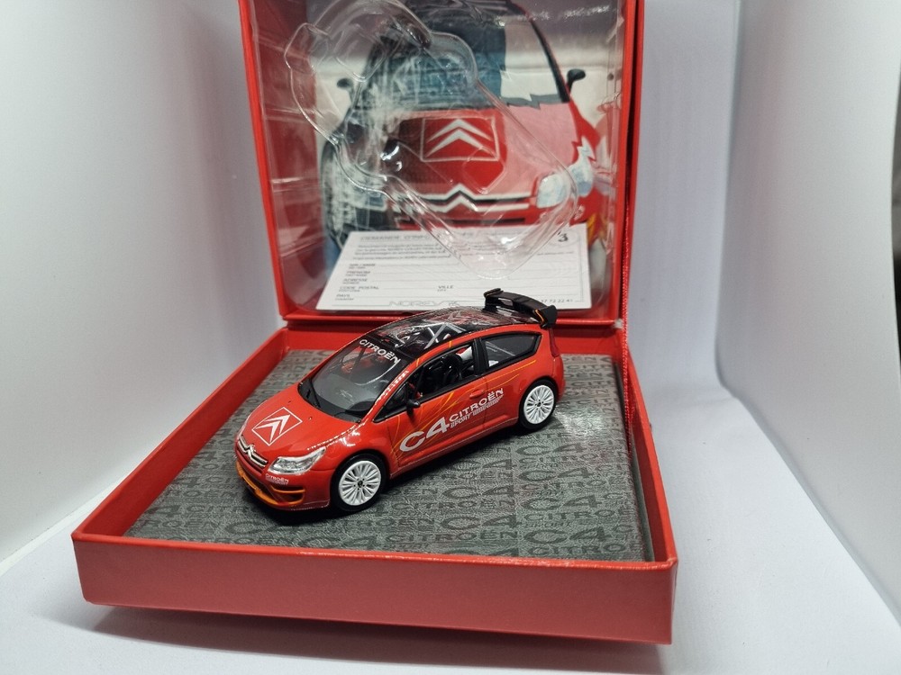 1/43 Scale Model Citroen C4 Sport Red Norev 155415