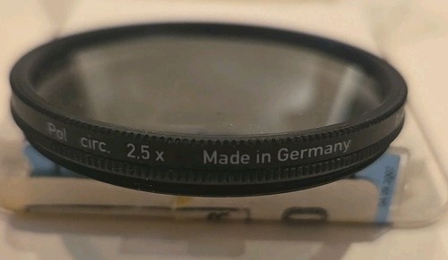 Heliopan 52mm Polarizer Glass Lens Filter ES-52 Jet Polarizing Made in Germany - Picture 3 of 5
