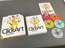 1994-1997 Broderbund 65,000 Classic Image Pak 5 Cd Set with Box Manual