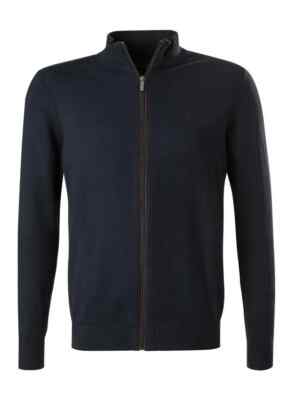 Jacket Jersey Cardigan Zip Regular Bugatti Man 7600 65520B 390 Blue