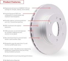 Dynamic Friction Company Disc Brake Rotor - 1993-1998 Toyota Supra Front Left
