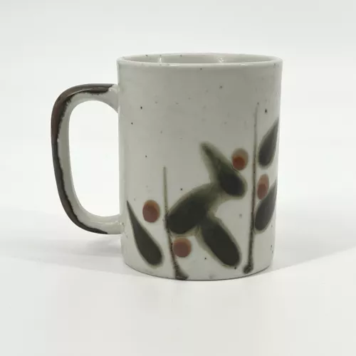 Vintage Otagiri Bittersweet Stoneware 3.75” Coffee Cup Mug Japan Berries Speckle