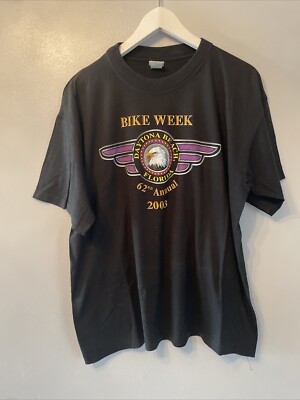 Herren große 2003 Bike Week 62nd Daytona Beach Florida Biker Motorrad