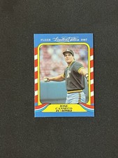 1987 Fleer Limited Edition #6 Jose Canseco - Sharp