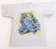 Vintage Power Surfing Surf Graphic T Shirt M/L