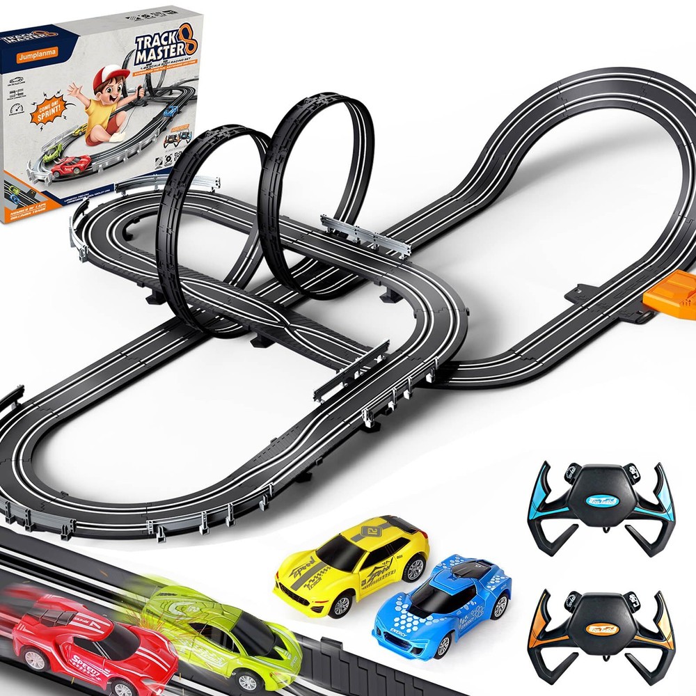 Slot Car Race Track Sets for Boys KidsBattery or Electric Track
