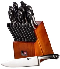 Premium 19-Piece German High Carbon Stainless Steel Kitchen Knives Set