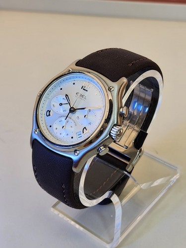 EBEL 1911 Le Modulor, seltenes Modell mit ellipsoiden Hilfszifferblättern, 9137240, neues Armband. - Bild 10 von 24