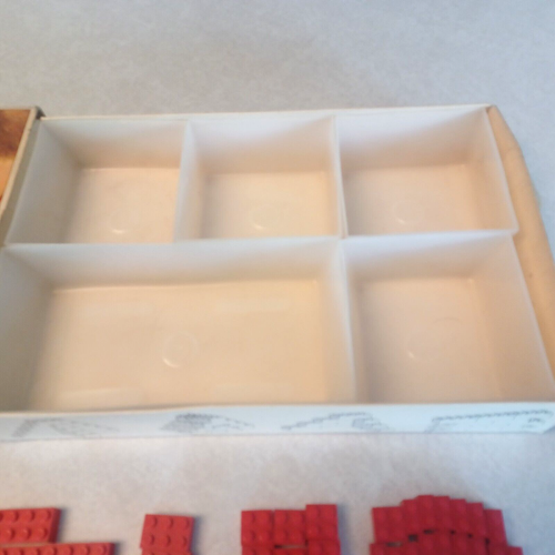 LEGO No 244 1967 Explorer Set Box Plastic Insert/Sorters 185+ Pieces Vintage - Picture 7 of 9