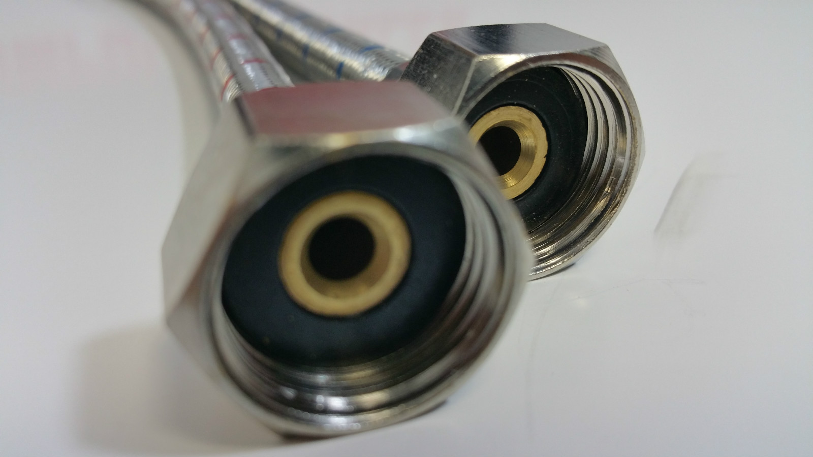 Connettori Flexi Xcel Home Per Rubinetto Cucina - M12 X 1/2 BSP, 400 Mm, Acciaio Inox - Foto 7