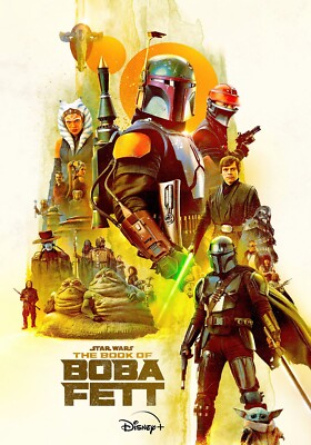 STAR WARS The Book Of BOBA FETT Poster Mandalorian Plakat #129
