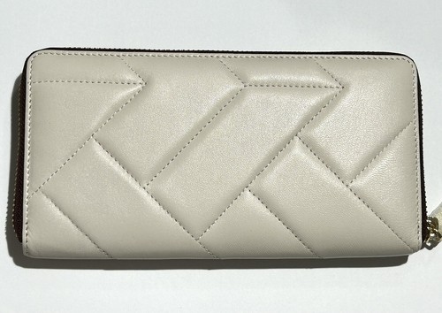 RADLEY CHALK LEATHER ZIP AROUND QUILTED PURSE WALLET LARGE NEW!!! - Picture 2 of 4