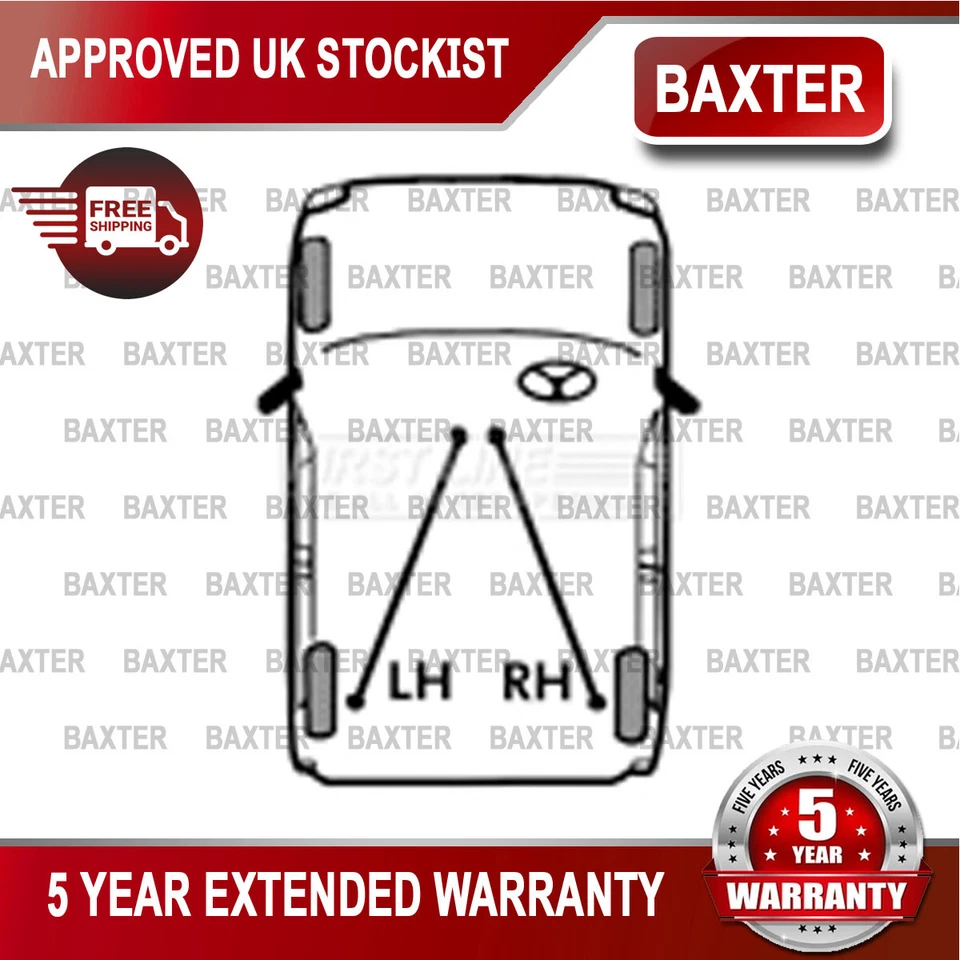 Se adapta al cable de freno trasero de mano Audi 80 1991-1996 Baxter 8A0609721T Foto 2 de 4