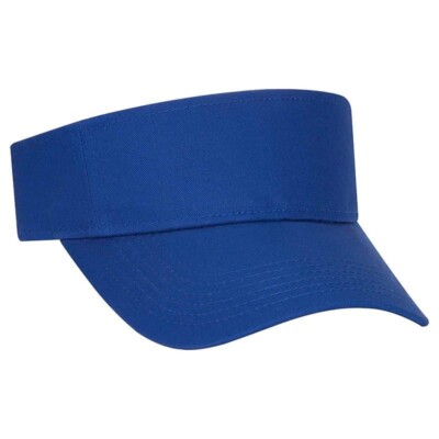 Lids Sun Visor - 110 Mini Pique Adjustable Adult Comfort Flex-Fit Visor Cap Blue