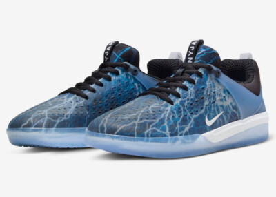 New Nike SB Nyjah 3 Trouble At Home Blue White