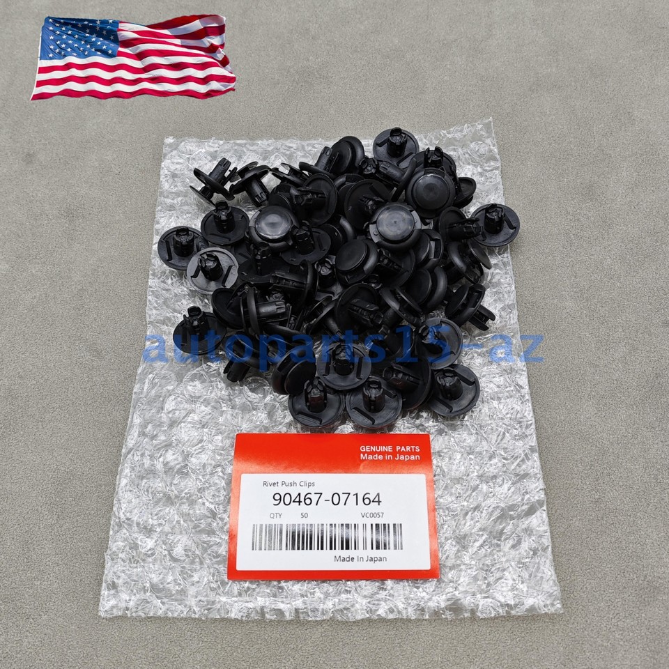 100pc Fender Splash Shield Clips Push Pin Fastener Retainer Fit - Foto 3