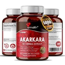 Akarkara Pyrethrum Anacyclus Root Extract 10000mg 90 Capsules libido aphrodisiac