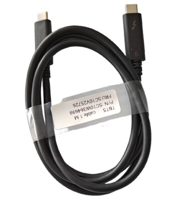 100CM 80Gbps USB 4 Thunderbolt 5 Certified 16K/Dual 8K, 240W USB C Video Cable