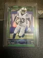 2015 Topps Chrome #43 T.Y. Hilton Green Refractor