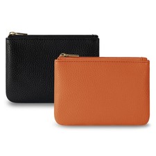 Chelmon PU Leather Coin Purse Pouch Change Holder Small With Zipper for Men W...