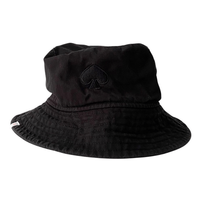 Kate Spade Black Spade Logo Bucket Hat in Black Size OS | eBay display picture 1
