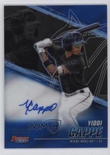 2021 Bowman's Best of Blue Refractor 98/150 Yiddi Cappe #B21-YC Auto 09an