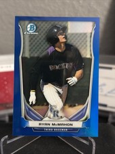 2014 Topps Bowman Chrome Baseball Ryan McMahon Blue Refractor 031/399