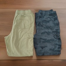 Children's Place Boys Cargo Pants Set Khaki  Gray Camouflage Size 18 Husky
