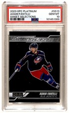 2023-24 O-Pee-Chee Platinum Sweet Selections Adam Fantilli RC PSA 10 Columbus