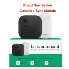 New Blink Outdoor 4 Smart Security Camera Wir...