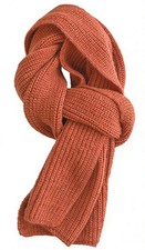 Kids Winter Knitted Acrylic Warm Scarf Neck Warmer Boys Girls Fits 38Y